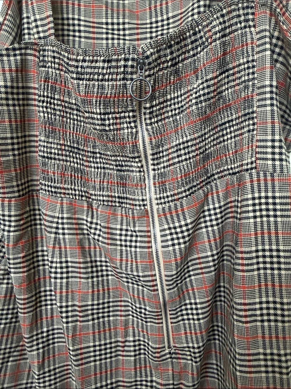 NWT 3X Ava & Viv Plaid Midi Dress in Brown and Red - Picture 5 of 5